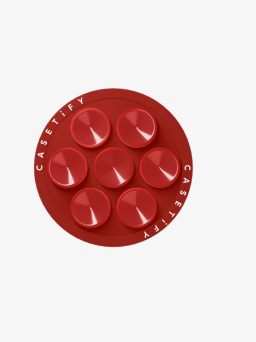 Snap & Stick Grip Stand - Tomato Red